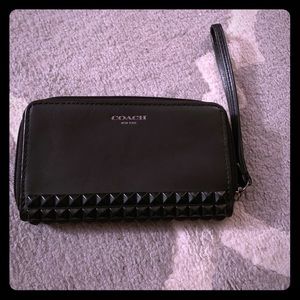 Coach stud wristlet
